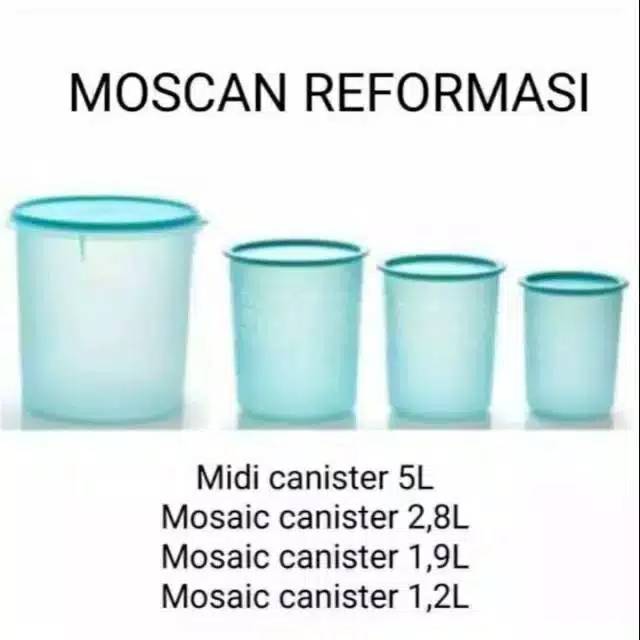 Toples Tupperware 1set isi 4