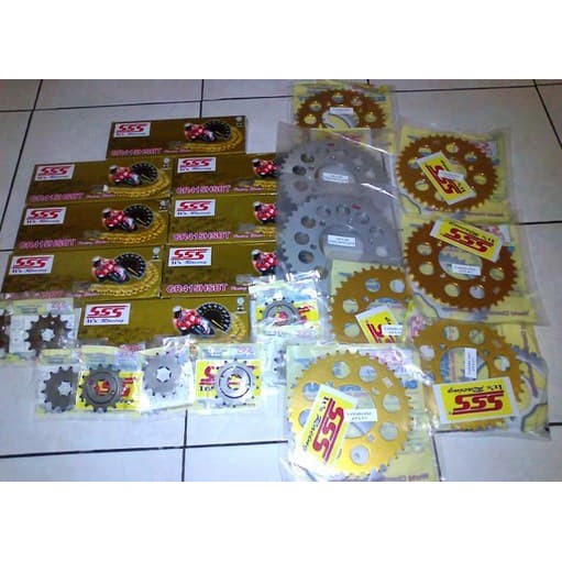 Gear Set SSS ORI untuk Yamaha R15 vixion Byson