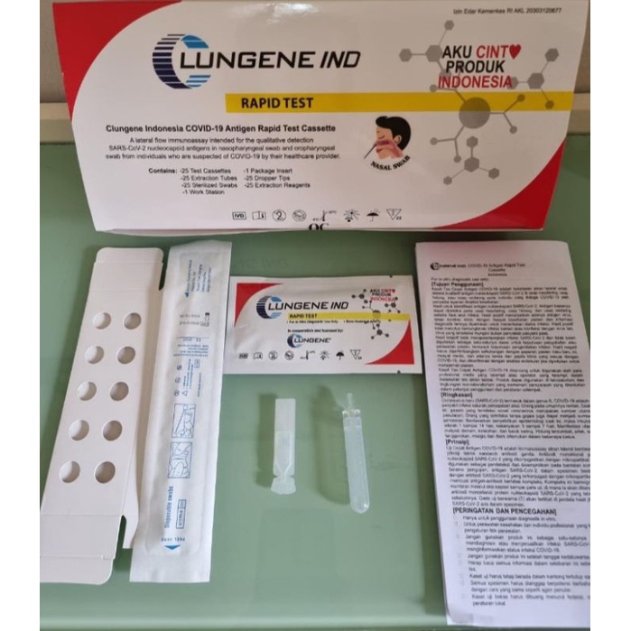 Lungene Rapid Test | Antigen | Swab Test | Covid | Satuan
