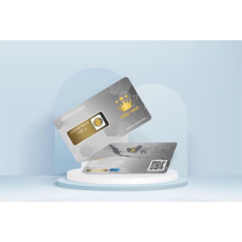 BABY GOLD 24 KARAT 0.001 GRAM | MINI GOLD | EMAS MURNI |