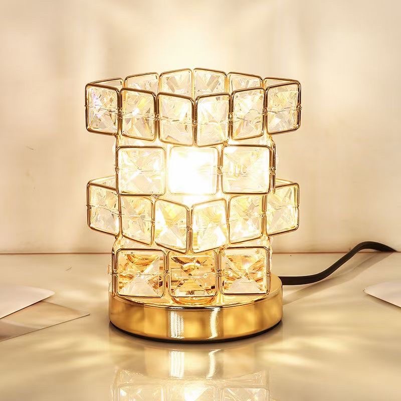 lampu tidur / lampu tidur crystal / lampu hias / lampu meja / lampu mewah / lampu elegan / lampu