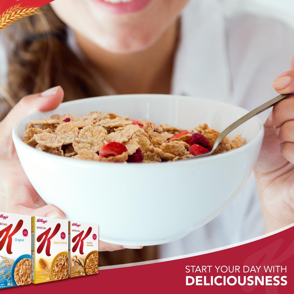 

WOW MURAH Kelloggs Special K Oats & Honey 209 gr U7Y***