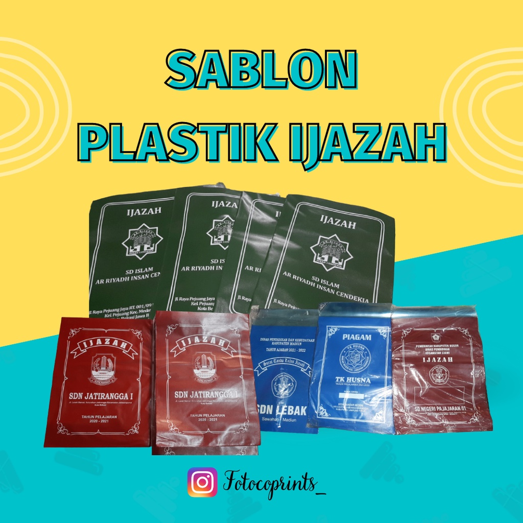 

(CUSTOM) Plastik / Sampul Ijazah