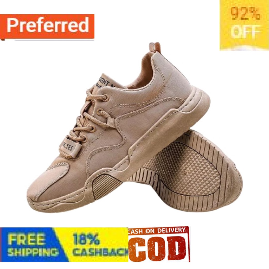 SEMI PANTOFEL JORDAN AIRMAX / SNEAKERS IMPORT SEPATU PRIA LACOTES 3 Warna Abu-abu, Cream dan Hitam