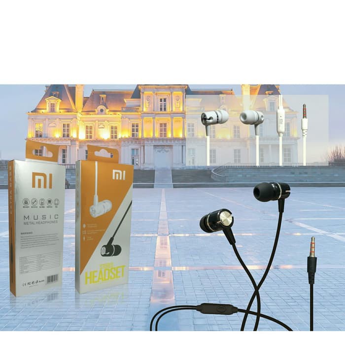 Headset Earphone Handsfree Original XIAOMI Extrabass Sound Model GR-03