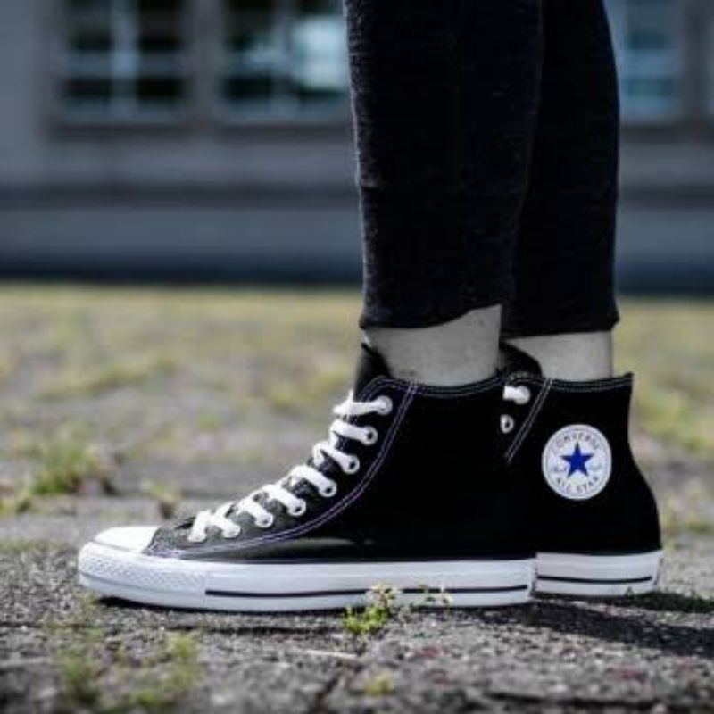 Sepatu all star-sepatu Converse-sepatu-converse-bisa bayar ditempat-C.panjang hitam