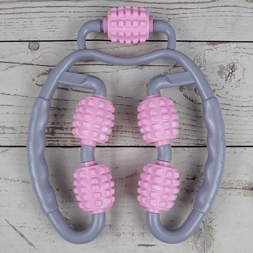 Bisa COD Alat Pijat Betis Kaki Fat Burner Slim Leg Roll Relax Massager 5 Wheels - MOSODO US400