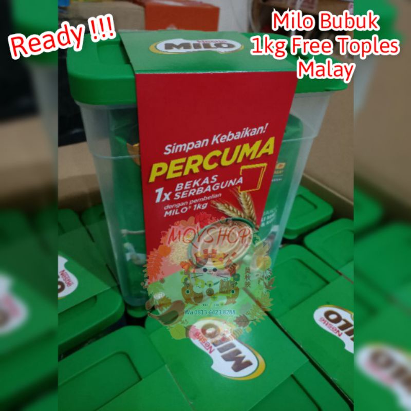 Milo Bubuk 1Kg Free Kotak Malay