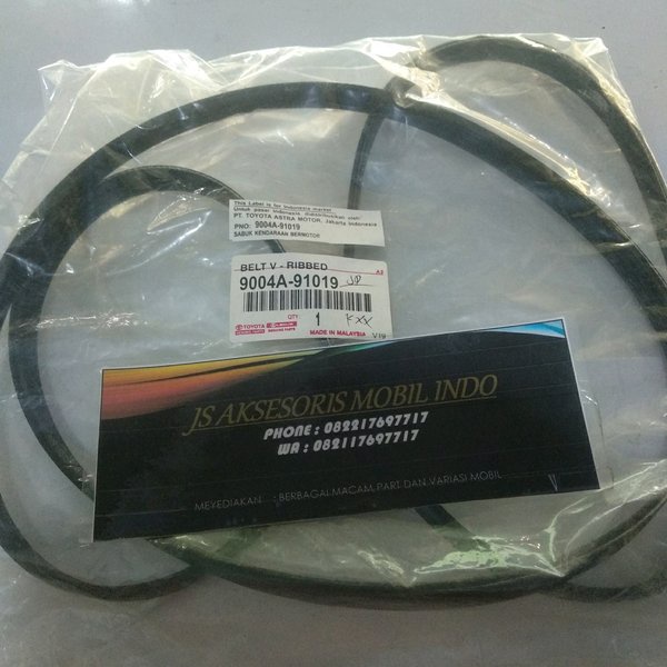 V-Belt Fan Belt Atau Tali kipas Toyota Avanza Xenia Lama 1300cc Original