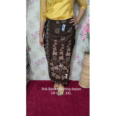 Rok dan Selendang Bordir Motif Batik-Hanya rok, no 1