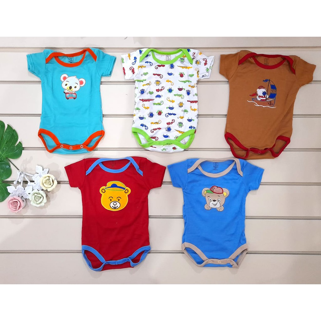 Jumper Bayi Lengan Pendek 5IN1 JUST ONE YOU
