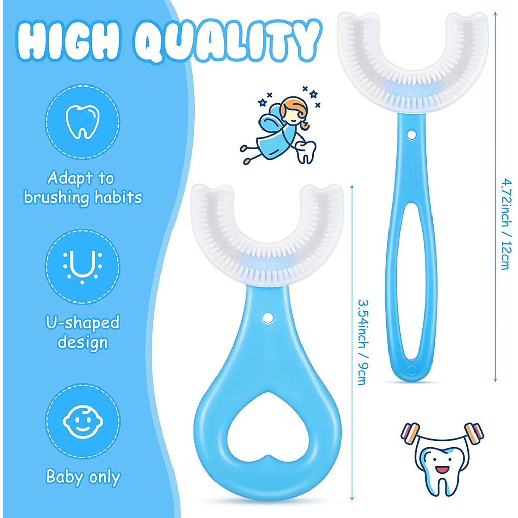 Tooth Brush Baby Silicon type U Sikat Gigi Anak SIKAT GIGI SILIKON BAYI ANAK BENTUK U TOOTHBRUSH SILICON BABY TYPE U SIKAT GIGI BAYI ANAK 360° SIKAT GIGI ANAK BENTUK U 2-6TAHUN SIKAT GIGI BAYI BENTUK U SILIKON Sikat Gigi Anak Bentuk U Shape Anak Utooth