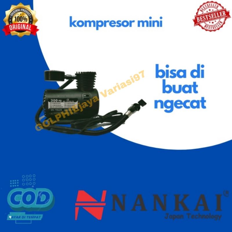 Kompresor Cat Minyak Kompresor Cat Untuk Motor Original Nankai Kompresor Mini Portable