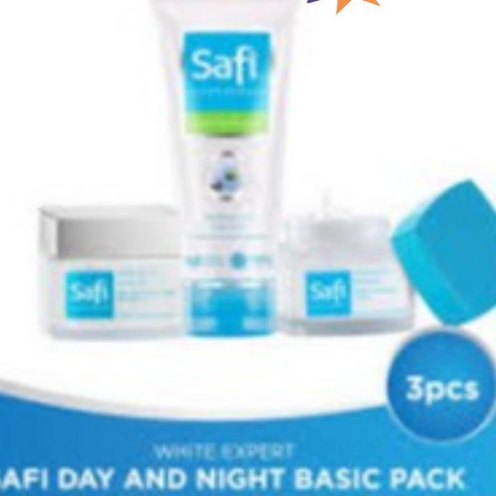 ✨STAR✨ Safi Paket Hemat White Expert(Day 25GR,Night25GR,Clnser50) / Krim Pagi / Krim Malam / Sabun W