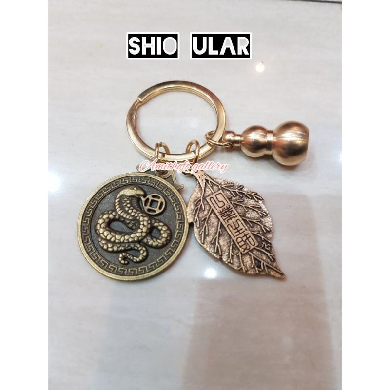 Aksesoris G.kunci Logam Shio Ular