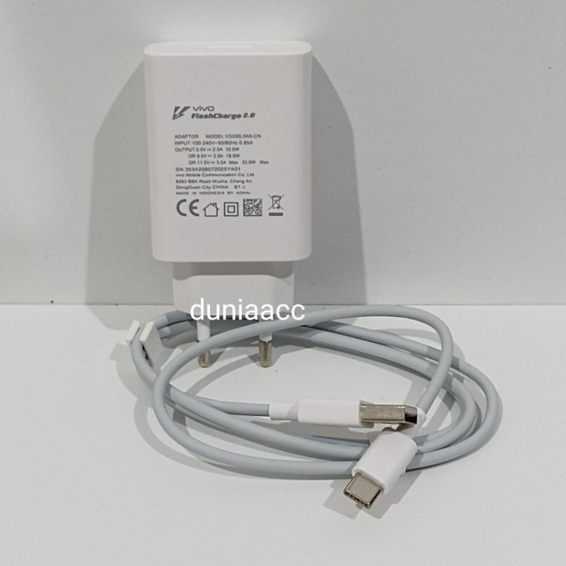 CHARGER VIVO TYPE C FLASH CHARGE FOR VIVO V20 / V20SE
