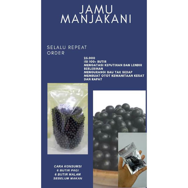 

JAMU DIET , MANJAKANI