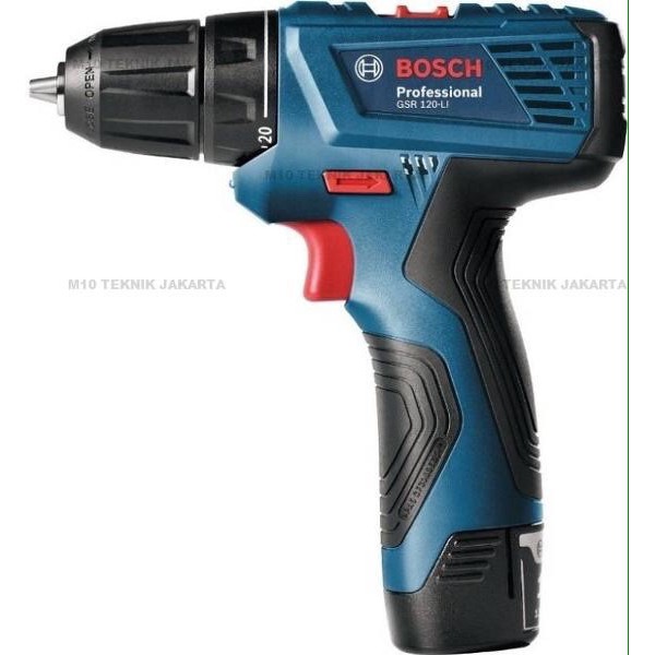 BOSCH Cordless Drill Bor Baterai GSR 120 LI