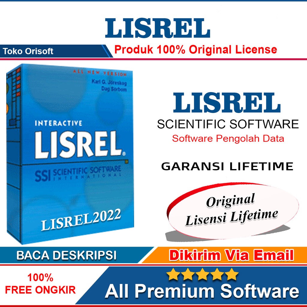 LISREL 2022 Software Pengolah Data Statistik License Full Lifetime