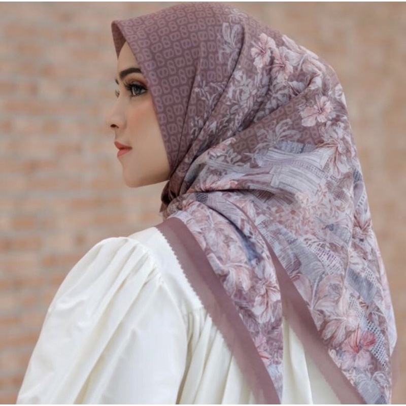 Preloved buttonscarves malaya brown