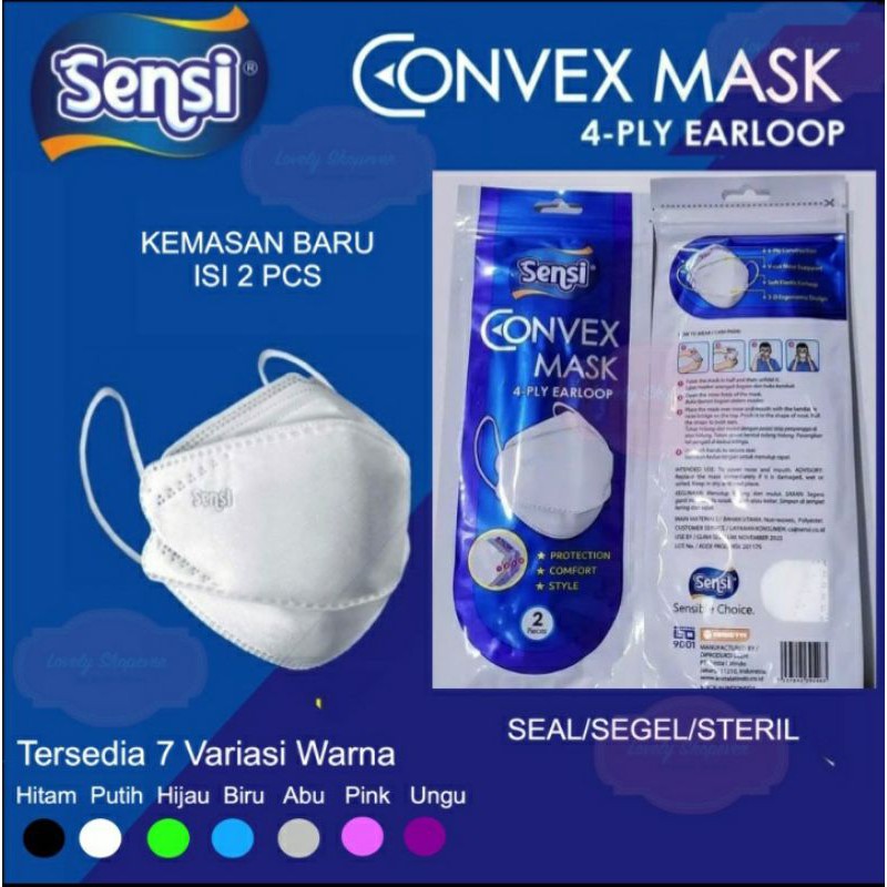 Sensi Convex Mask Earloop 1box