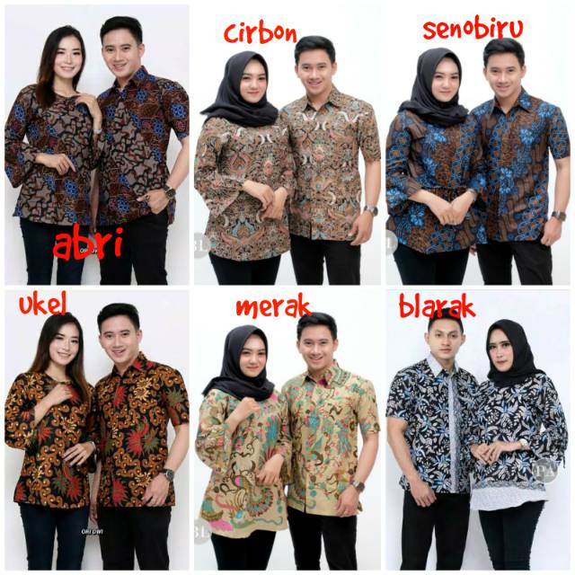 Maura Couple - Sania Ruffle Batik Couple