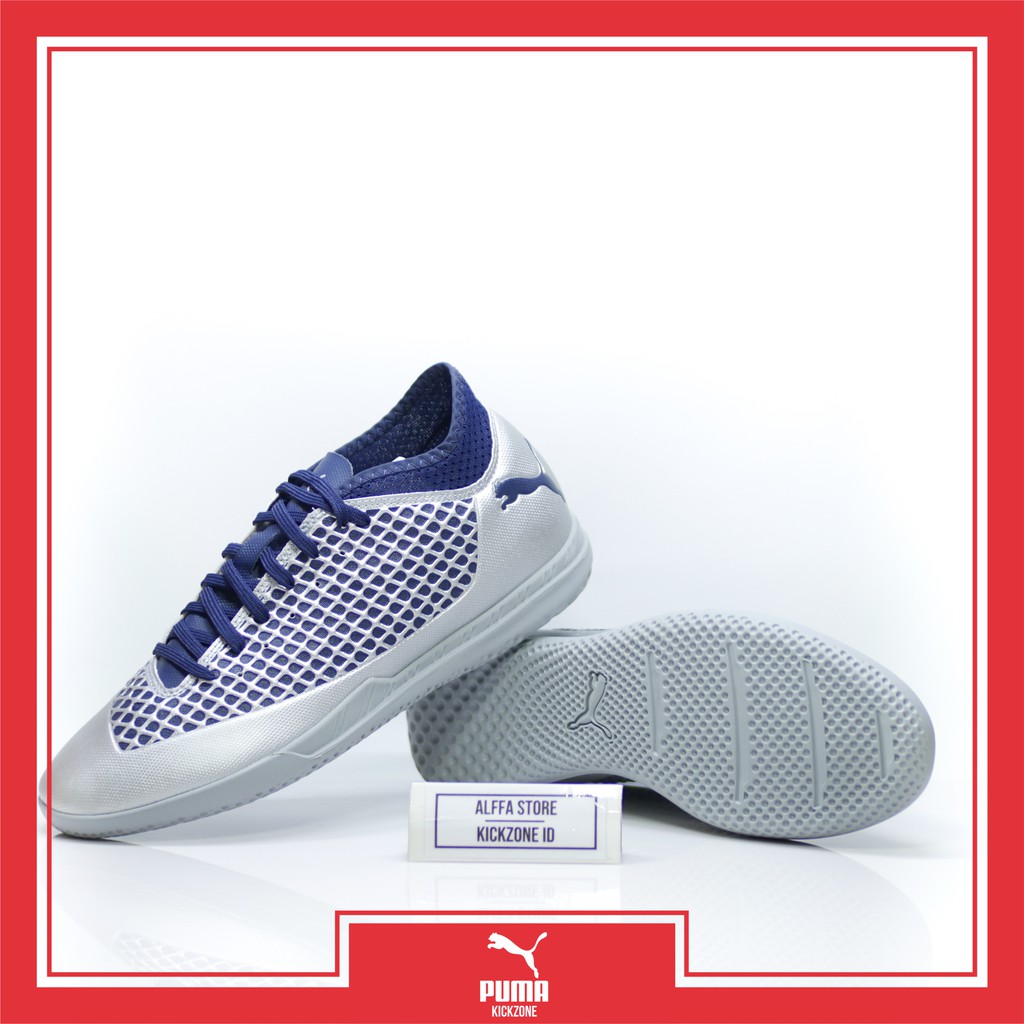 Sepatu Futsal Puma Future 2.4 IT - Silver 10484204 Original BNIB