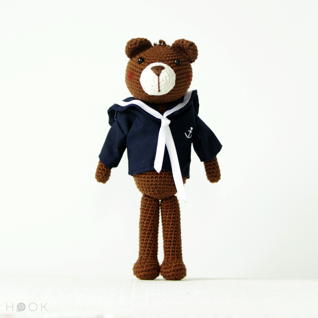 Boneka Rajut Bernard The Sailor