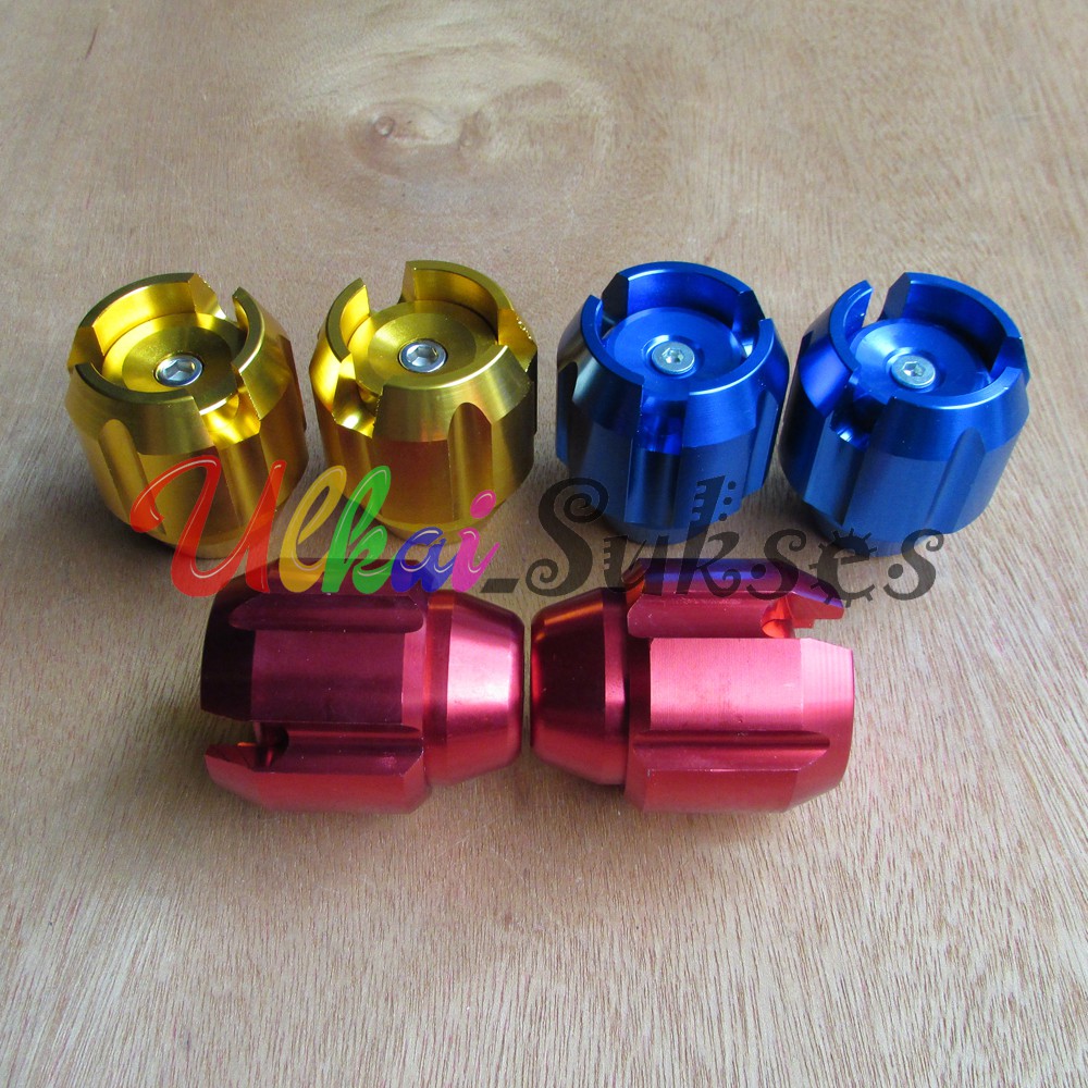 Jalu As Roda Depan Motor l Variasi Aksesoris Tutup As Roda Full CNC Full Warna Best Quality Universal Murah