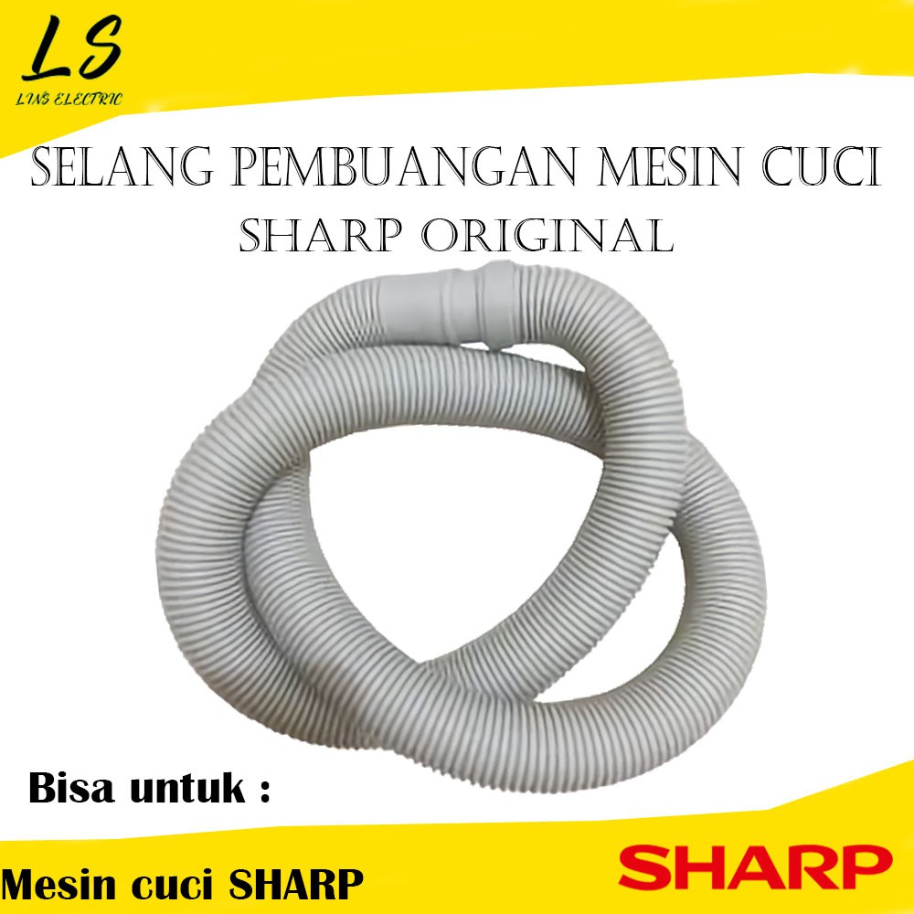 Selang Mesin Cuci Pembuangan Sharp Original (bisa untuk segala merk)