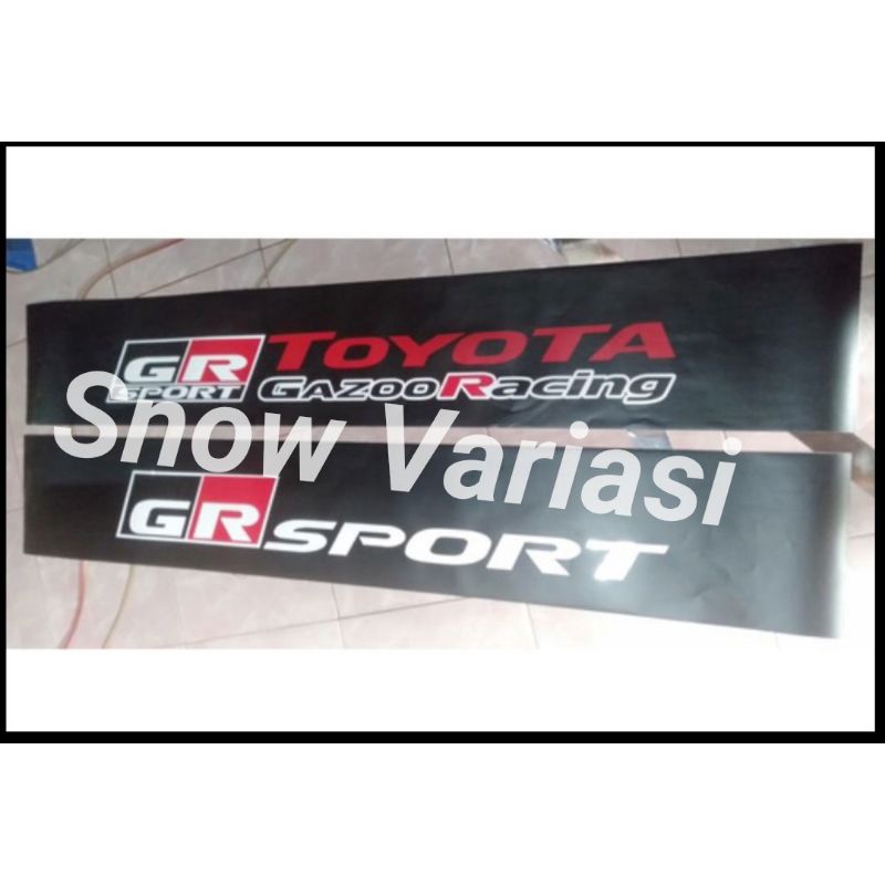 Sticker stiker kaca depan mobil GR SPORT RACING