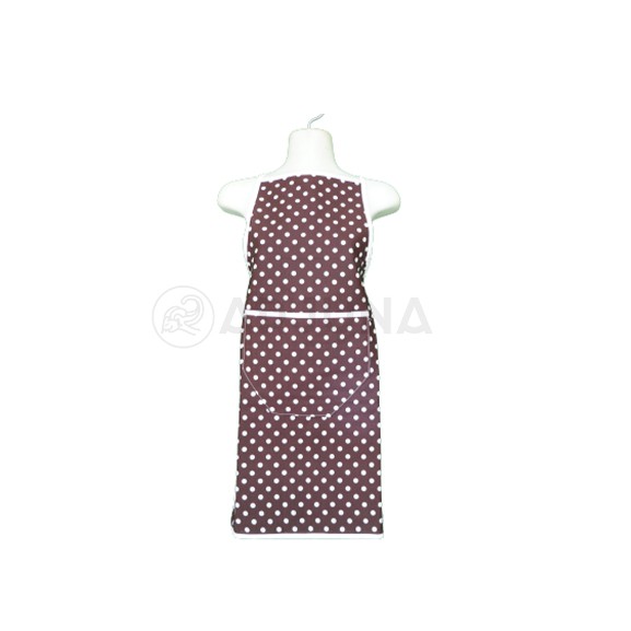 Celemek Masak Motif Polkadot / Apron Masak Motif Polkadot Dewasa