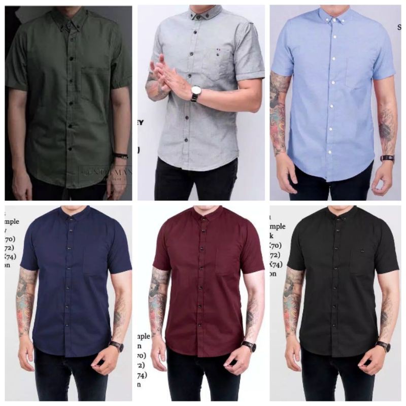 KEMEJA PRIA POLOS KEMEJA POLOS PRIA MURAH KEMEJA PRIA MURAH KEMEJA COWOK KEREN Kemeja polos keren