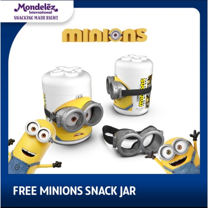 Oreo x Minions Exclusive Bundle Jar Toples