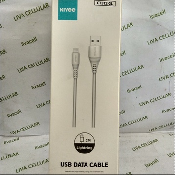 KIVEE Kabel data fast charging 2.4A MICRO USB Type-C IPHONE 3 2m