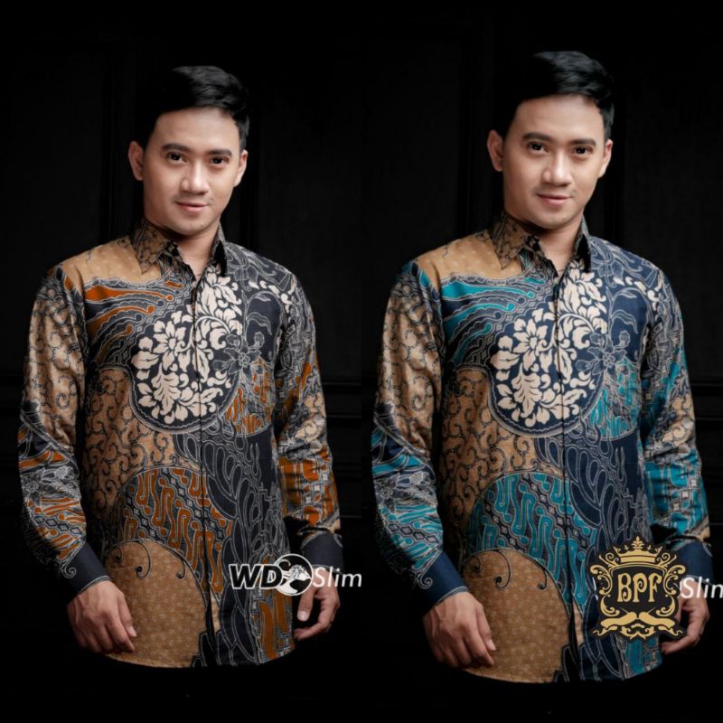 NEW ARRIVAL DISTRO BATIK PRIA BORDIR SOGAN HRB026 BATIKAF NOTOARTO BATIK IPNU-IPPNU kemeja  PRIA Bel