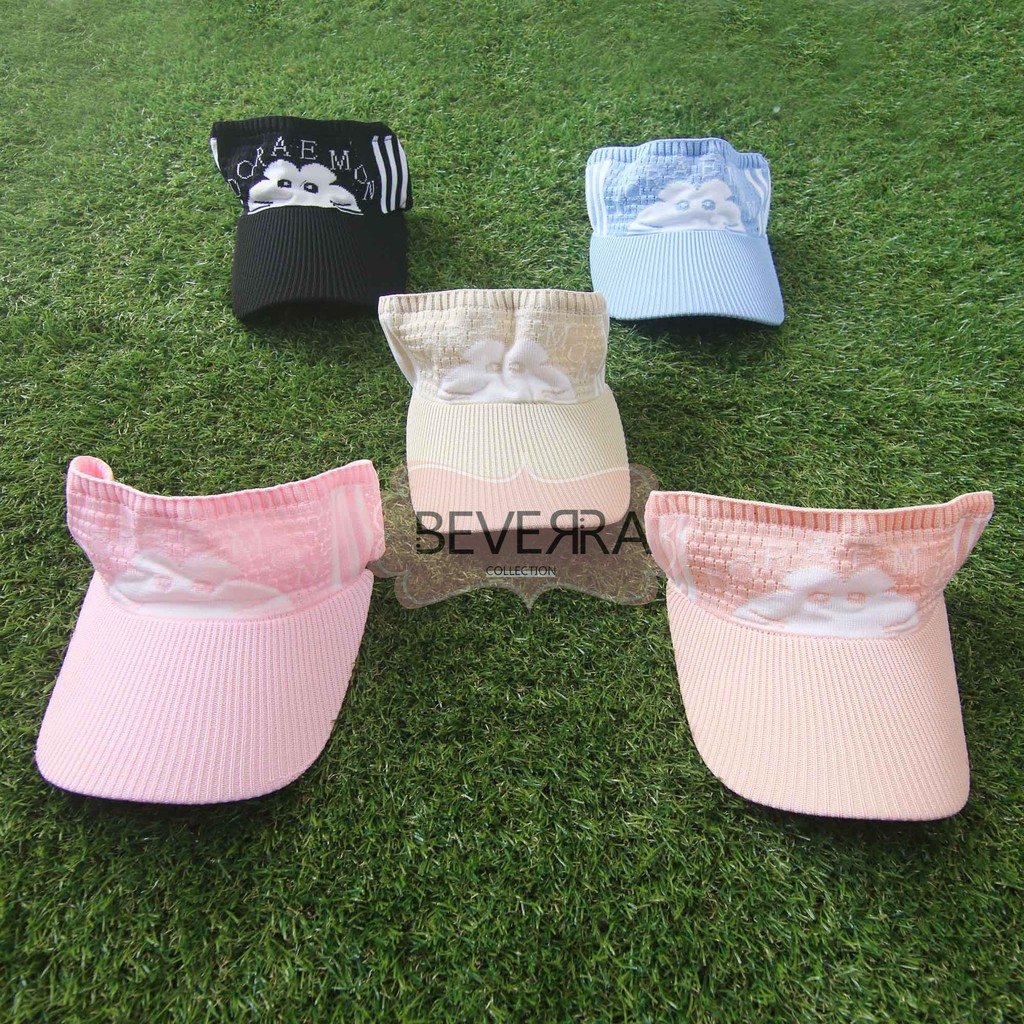 TOPI ANAK RAJUT VISOR PANTAI SUNSHADE MOTIF KARTUN BASEBALL ANTI UV ANAK KECIL LUCU LUCU - ZH-3