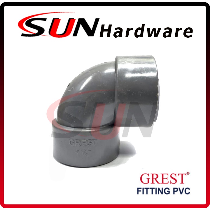 Knie Pipa Pvc 1 1/4 Inch Grest Sambungan Fitting Elbow Keni Knee L