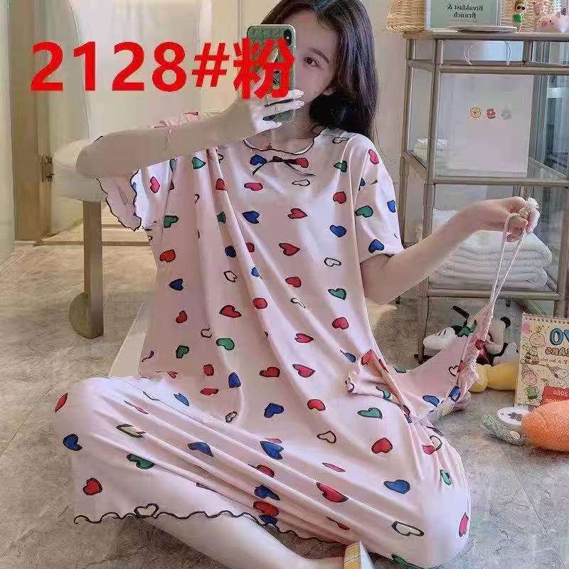New Daster Jumbo Piyama Murah Import Piyama Import Wanita Daster Wanita Sleepwear Import free pouch-4