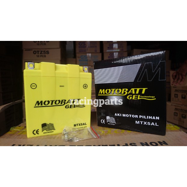 aki kering MTX5AL MOTOBATT accu kering motor mio sporty supra x lama vega zr lama jup mx revo grand