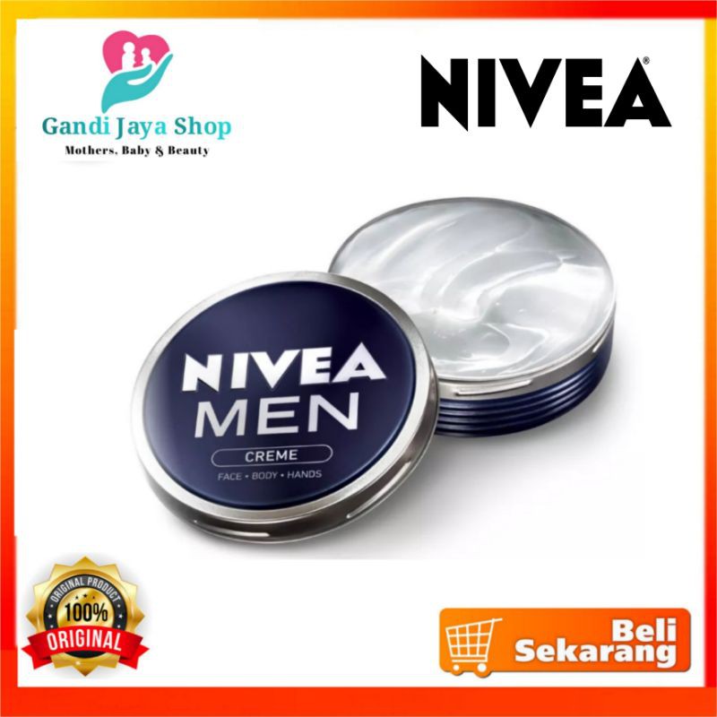 NIVEA MEN Creme Moisturizer - 15-75ml Krim Nivea