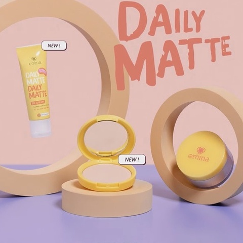⭐BAGUS⭐ EMINA Daily Matte Compact Powder | BB Cream Matte | Loose Powder