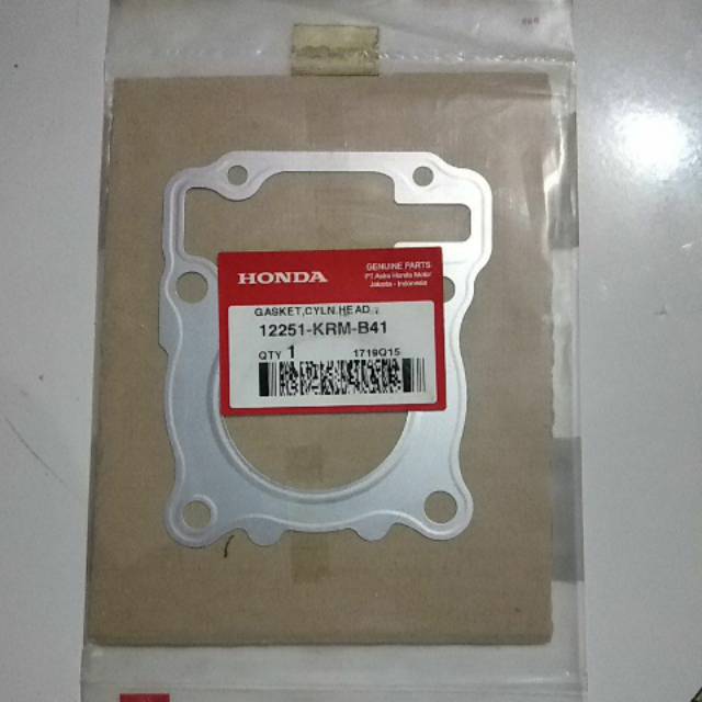 Gasket Cylinder Head Honda Mega Pro Mono 12251 KRM B41