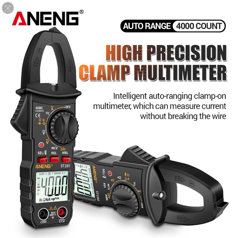 Tang Ampere Meter Digital (Digital Clamp Meter) Aneng ST180