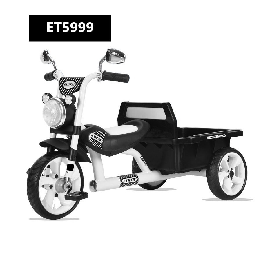 Sepeda Anak Bayi Balita Dorong Roda 3 Tricycle Exotic ET5999 Music Light Ban Eva By Pacific-4