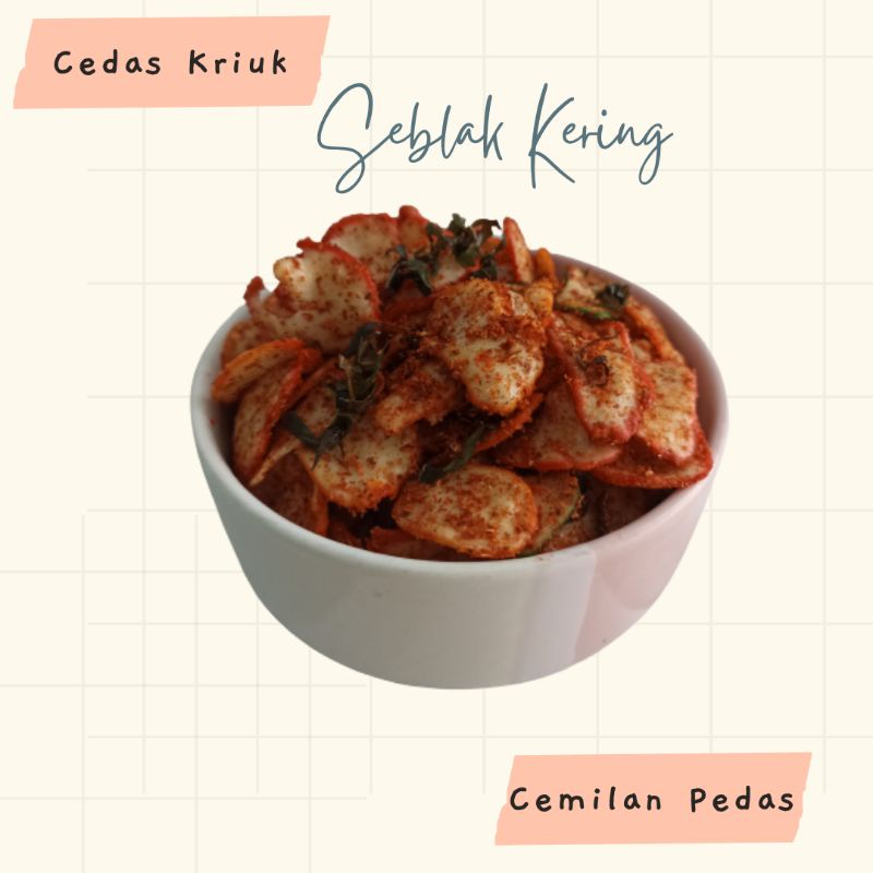 

Seblak Kering/ Kerupuk Seblak/ Seblak Daun Jeruk 250gram / Cemilan Pedas Murah / Sebring / Cemilan Enak