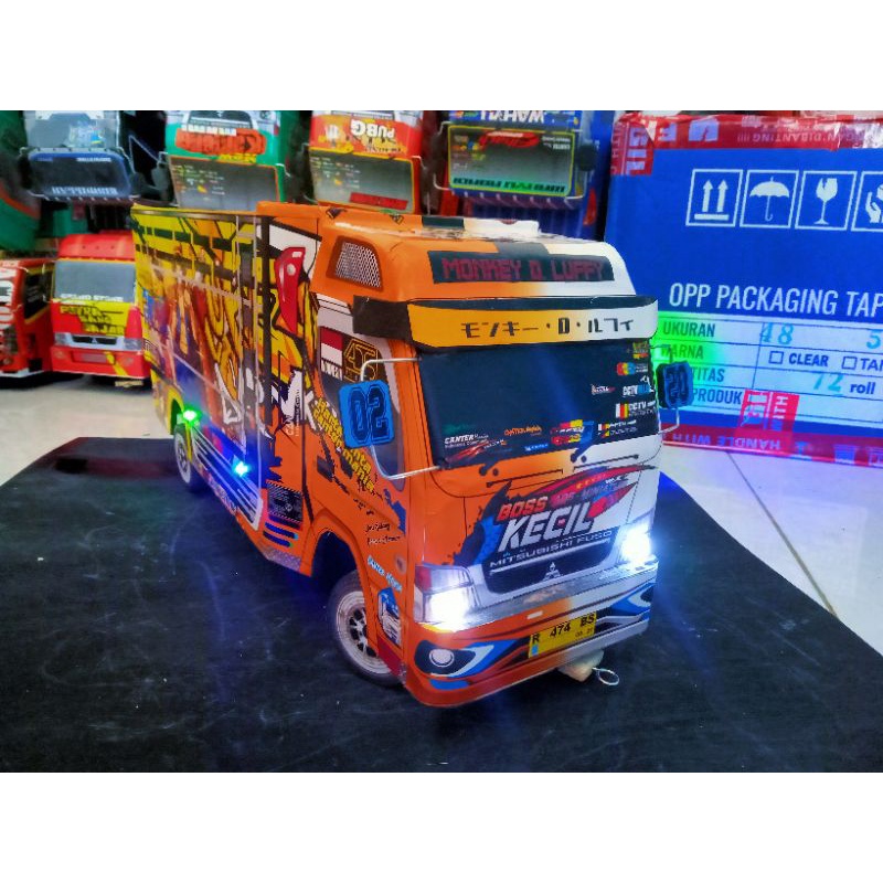 Miniatur Truk Oleng BOSS KECIL Size P30 Setandar & P45 Jumbo Mainan Anak/Koleksi Murah Meriah