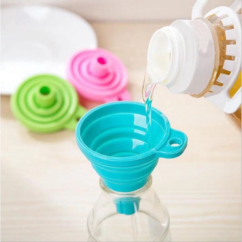 Corong Lipat Silicon Refill Sabun Minyak / Corong Silikon Serbaguna