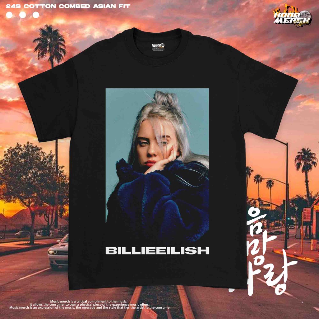 KAOS MUSIK BILLIE EILISH - BORED / ORIGINAL / GILDAN / ( COD ) / UNISEX / BAJU BILLIE EILISH