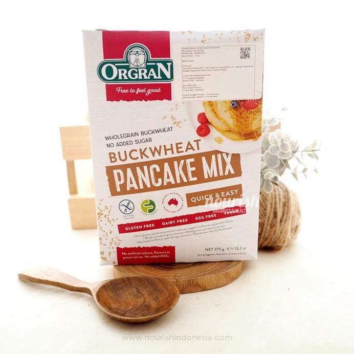 

ORGRAN BUCKWHEAT PANCAKE MIX GLUTEN FREE (375G)